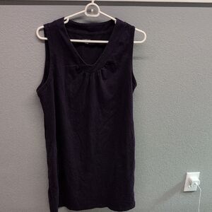 Eggplant Purple Swim Cover Women's Large Lands End